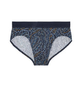Fontainebleau Mini Briefs | Navy Print 403076-P0RA